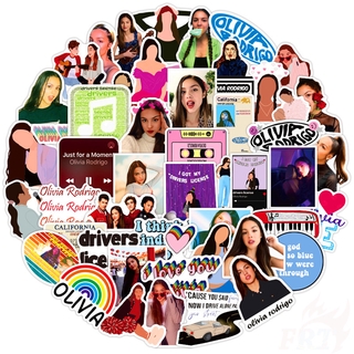 50Pcs/Set ❉ POP Singer Olivia Rodrigo Series 01：Spotify Drivers License Stickers ❉ DIY Fashion Mixed Waterproof Doodle Decals Stickers