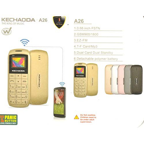 Điện Thoại mini nhỏ bằng ngón tay Kechaoda A26 | BigBuy360 - bigbuy360.vn