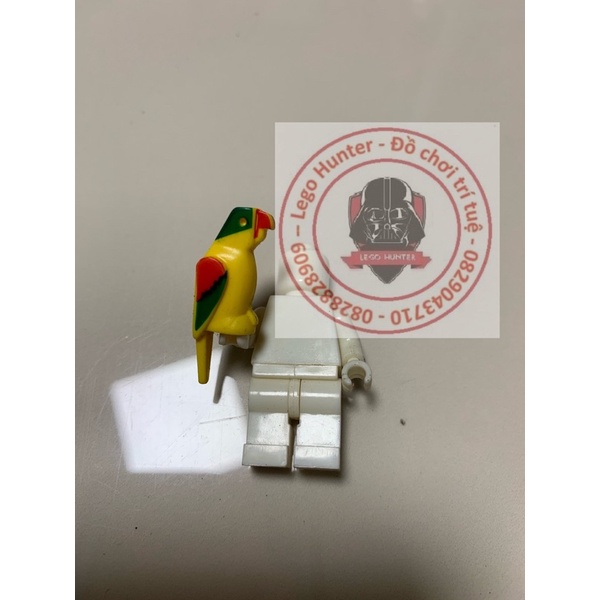 Lego phụ kiện animal động vật thú cưng : chú vẹt màu vàng xanh đỏ