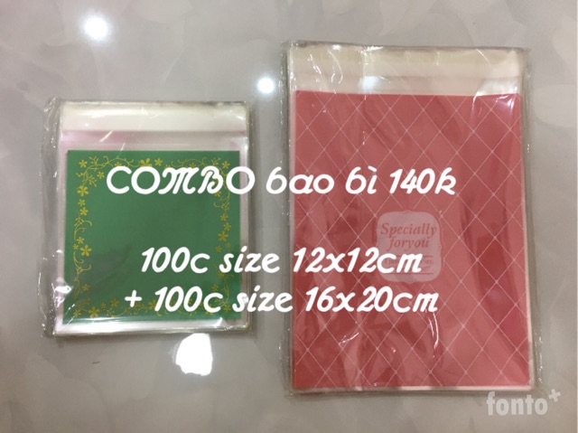 (SALE OFF) - Combo bao bì 140k _ mẫu 1