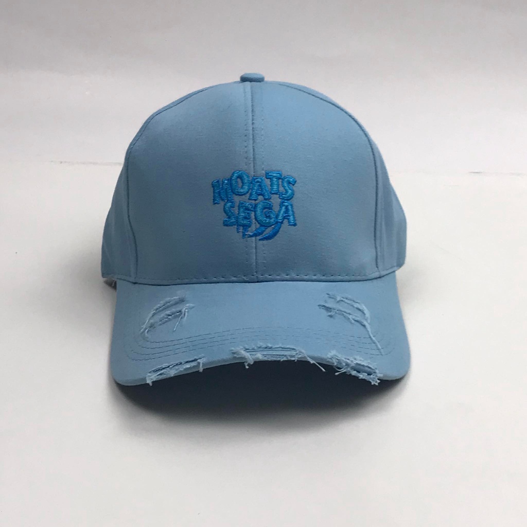 Mũ lưỡi trai thêu chữ MOATS SEGA kiểu rách tua rua Nón kết chất kaki cao cấp thời trang form unisex nam nữ K28