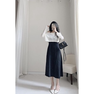 Set váy 2 dây kèm áo lưới by Samhyewear