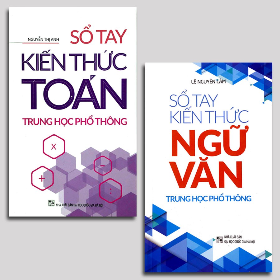 Sách - Sổ tay kiến thức THPT ( combo 2 quyển, lẻ tùy chọn) Toán, Ngữ văn