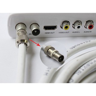 Đầu jack cắm angten TV dạng vặn ren