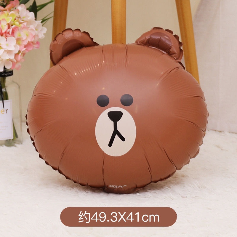 Bong Bóng Lá Nhôm 18 inch Hình Động Vật Dễ Thương
