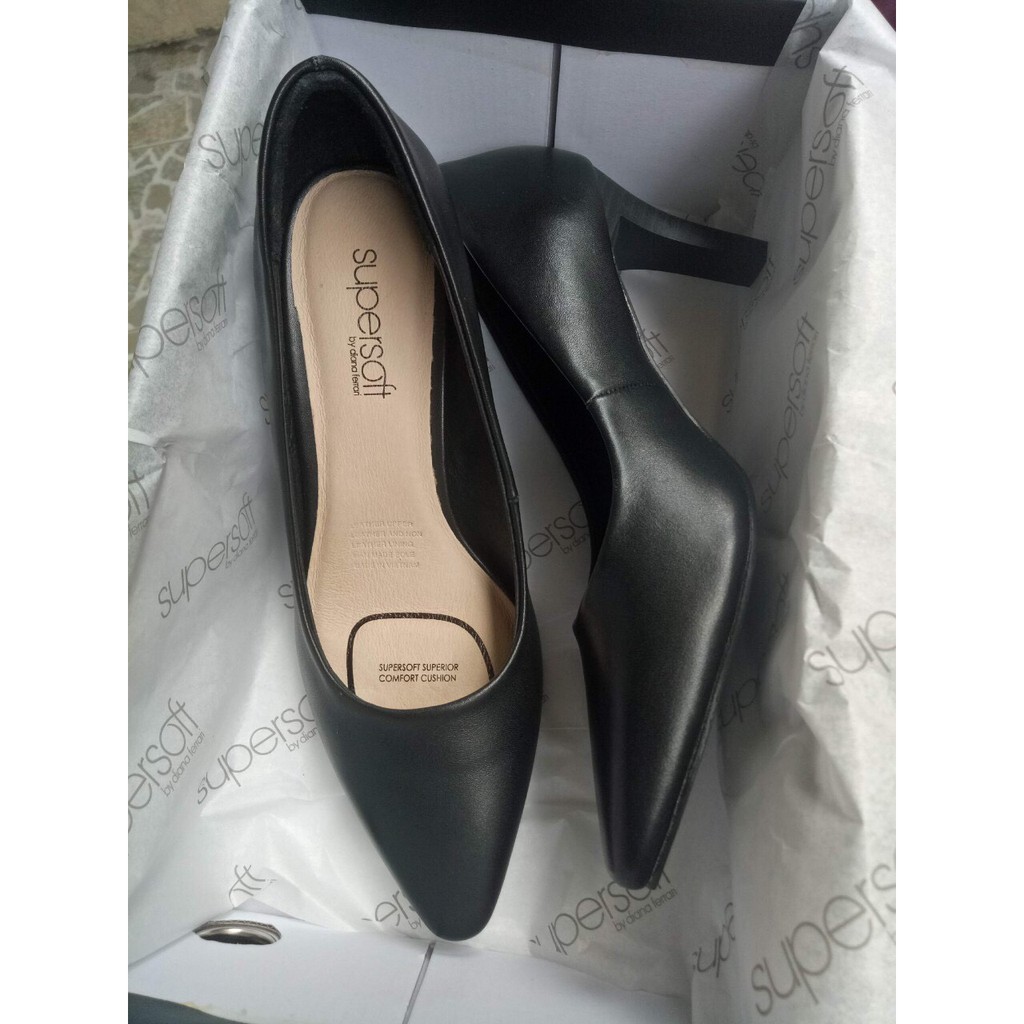 Giày da thật Supper Soft 7p gót nhọn