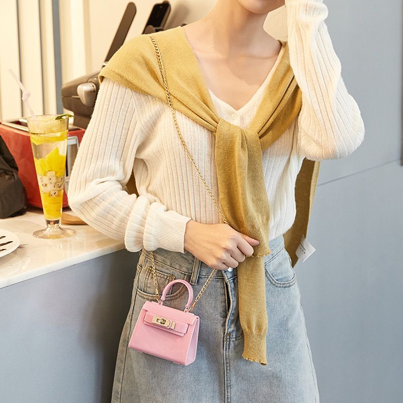 Túi Đeo Chéo Silicon Mini Nữ, Túi Bé Gái Thời Trang Trẻ Trung Dễ Thương