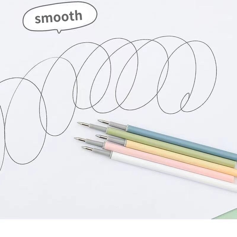 Set 6 Ruột Bút Bi Mực Đen Ngòi 0.5mm