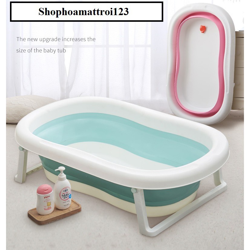 [MẪU MỚI] CHẬU TẮM GẤP GỌN CHO BÉ BABY BATHTUB