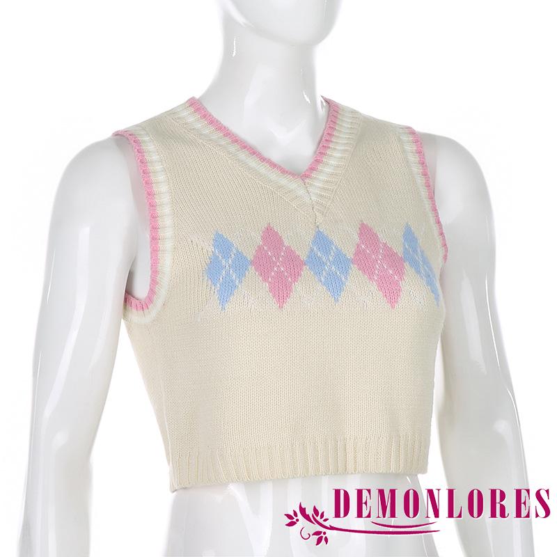 Áo len không tay hở eo thiết kế đáng yêu dành cho nữ | BigBuy360 - bigbuy360.vn