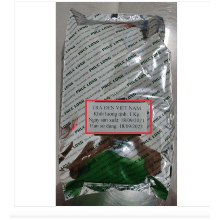 Trà Đen Phúc Long 500g tap hoa havy