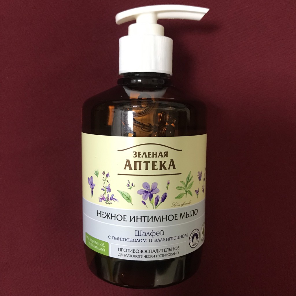 [SALE] [CAM KẾT 100% CHÍNH HÃNG] Dung Dịch Vệ Sinh Phụ Nữ Kháng Khuẩn Zelenaya Apteka Ukraine 370ml