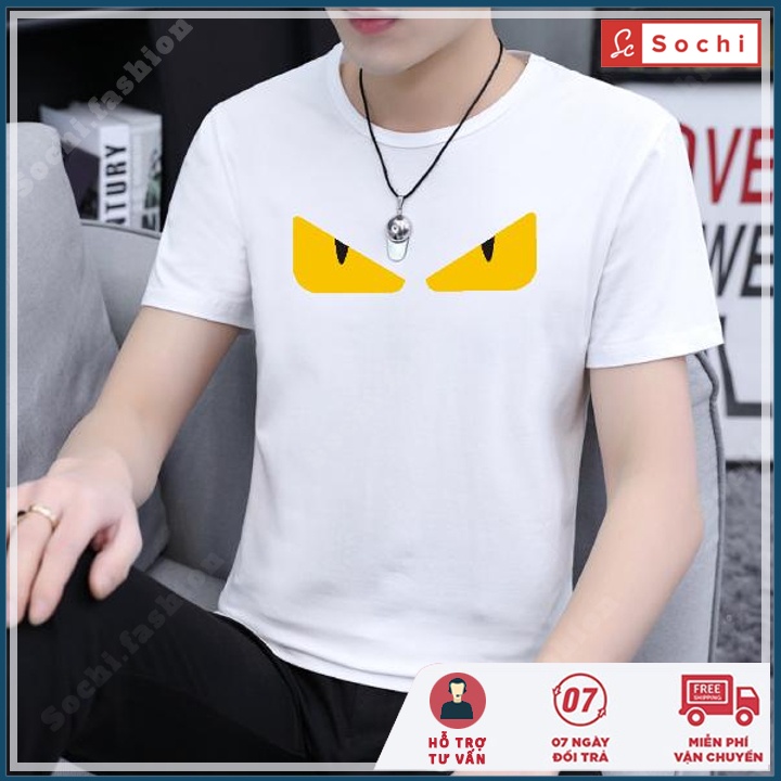 Áo phông nam đẹp, áo thun nam unisex tay ngắn in hình mắt cáo mã CZ32