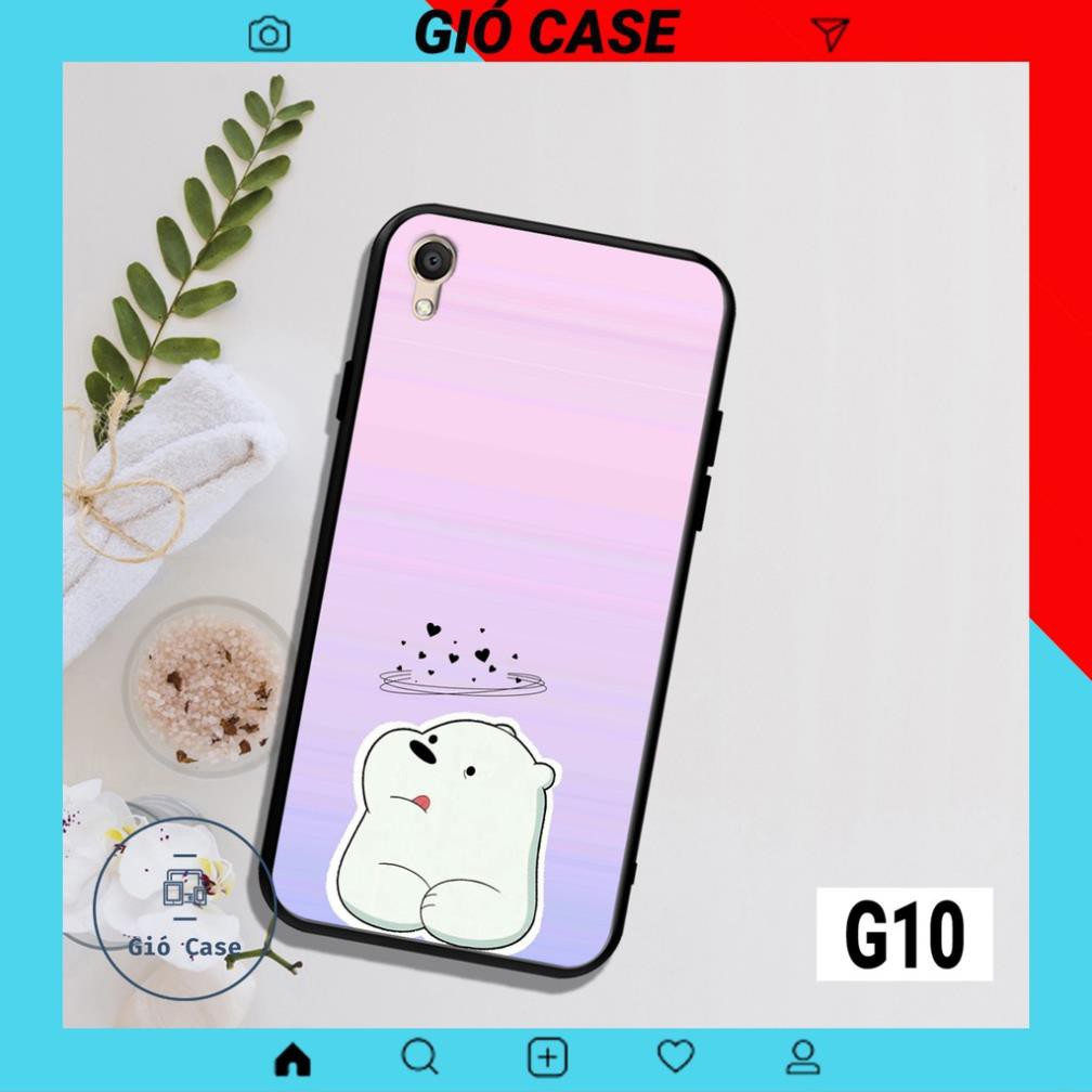 ỐP LƯNG OPPO A37/NEO9 - F1/A35 - F1 PLUS IN HÌNH GẤU WE BARE BEARS DỄ THƯƠNG