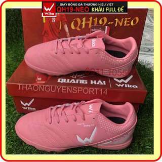 Giày đá bóng quang hải qh19-neo màu hồng