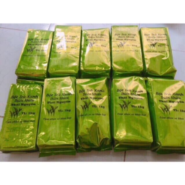 Bột trà xanh thiên nhiên nguyên chất