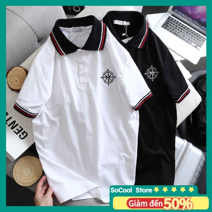 Áo thun nam cổ trụ cotton tay ngắn thời trang cao cấp phong cách Hàn Quốc AN07 - Socool Store | BigBuy360 - bigbuy360.vn