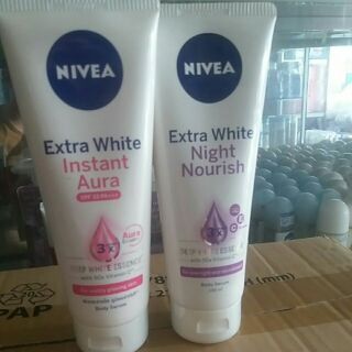 combo serum dưỡng da toàn thân Nivea ngàu và đêm