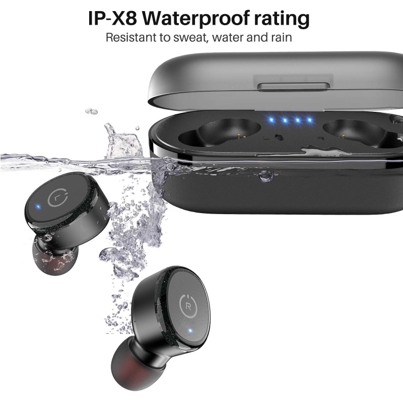 Tai Nghe Không Dây Bluetooth 5.0 TOZO T10 TWS Chính Hãng TOZO IPX8 Tai Nghe Âm Thanh Nổi Mic Âm Trầm Cao Cấp BH 12 Thang