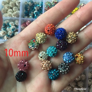 🌺 1 hạt gốm đính đá (mua 10 viên tặng 1)