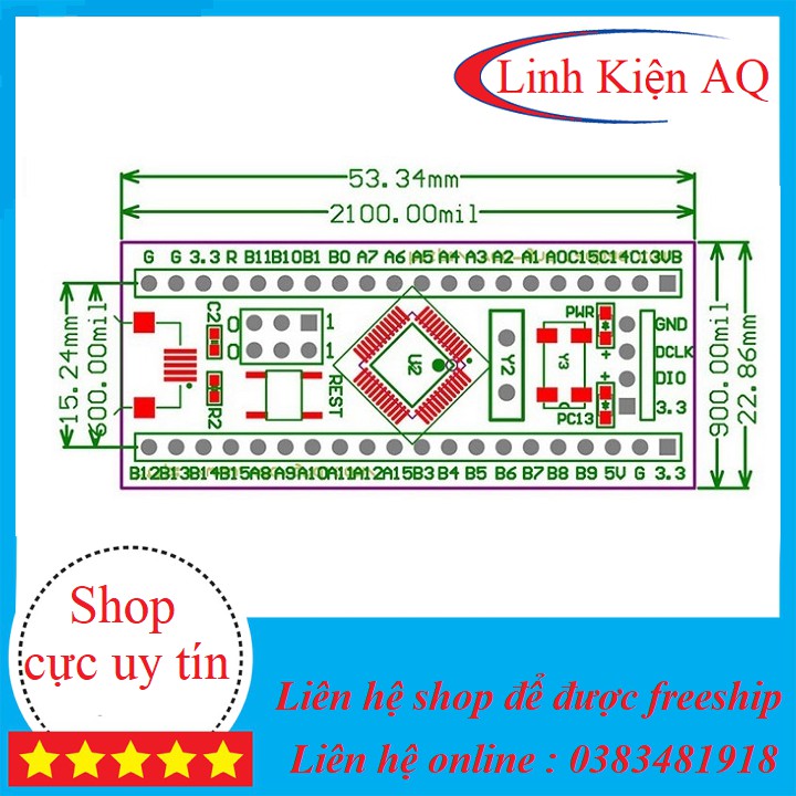 kít học lập trình stm32f103c8t6