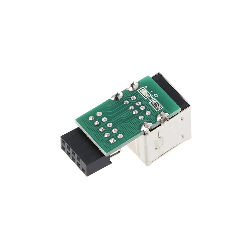 Internal Motherboard 9Pin To 2 Port USB 2.0 A Female Adapter Converter PCB Board | WebRaoVat - webraovat.net.vn