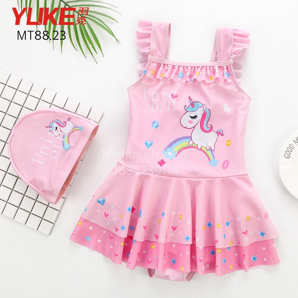 Đồ bơi cao cấp Ylike váy liền Pony dễ thương (phom nhỏm, k kèm mũ)