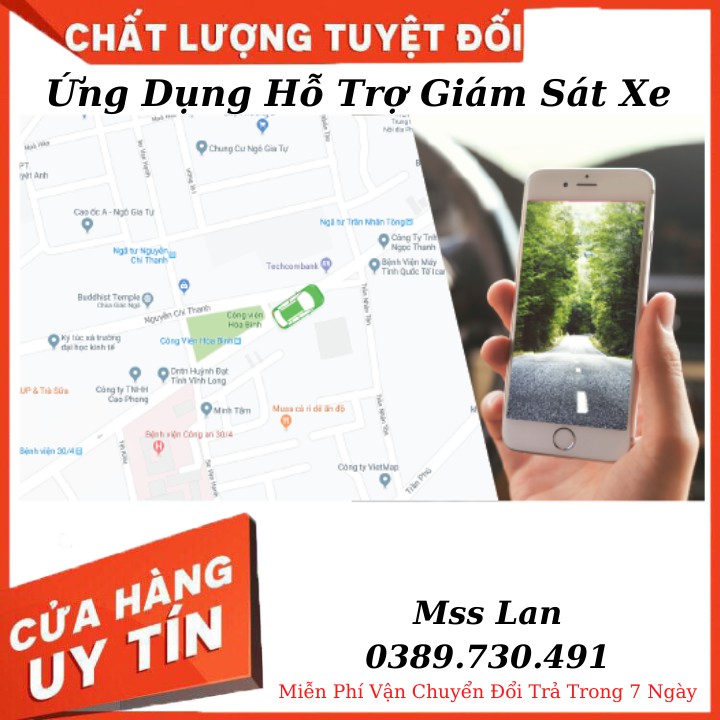 Camera Hành Trình Đặt Taplo Ô Tô VIETMAP D20 Màn Hình Gập Tự Động, Có Camera Lùi + Tặng Kèm Thẻ Nhớ 16GB, Sim Dữ Liệu 3G