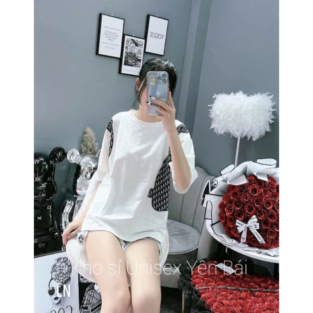 Áo phông viền vai  mặc ok
