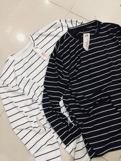 Áo Thun Sweater Kẻ Sọc Ngang( Hình Thật)