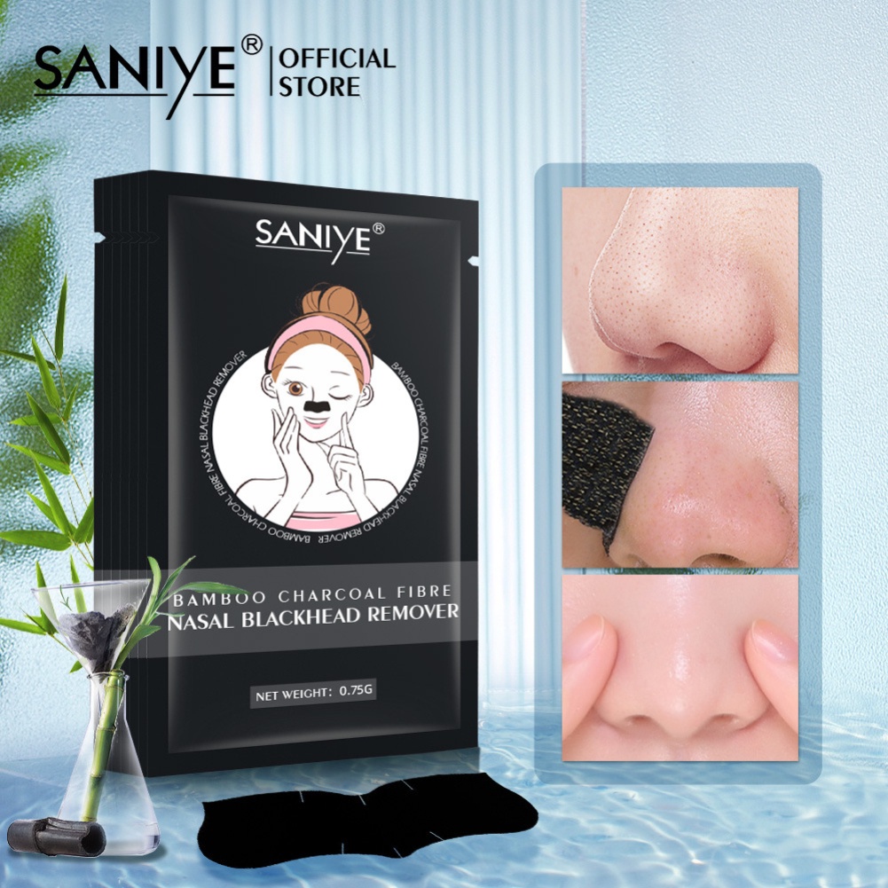 Mặt nạ loại bỏ mụn đầu đen Saniye Mặt nạ mũi làm sạch sâu để loại bỏ mụn đầu đen DIRE
