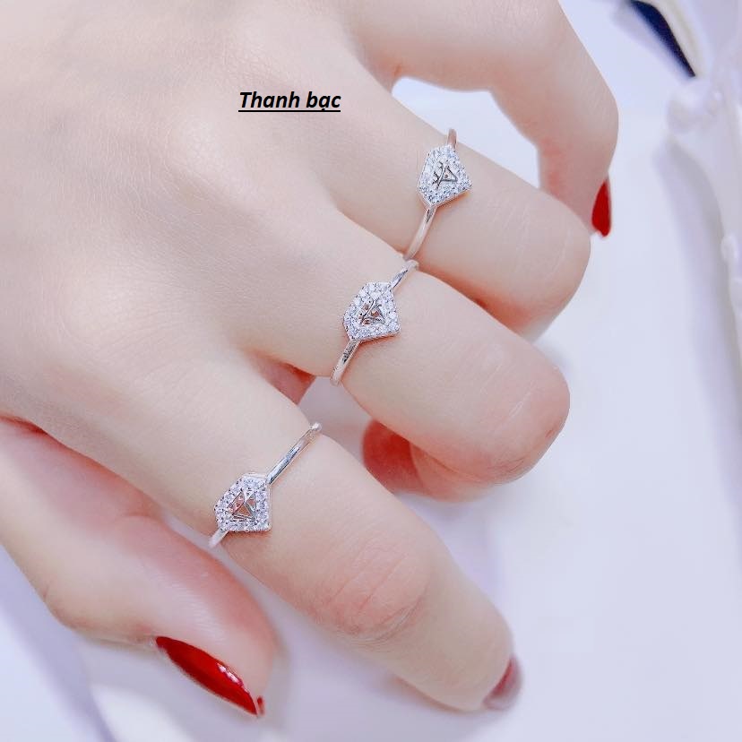 Nhẫn nữ - Nhẫn nữ chuẩn bạc ta nhẹ nhàng - Thanh bạc