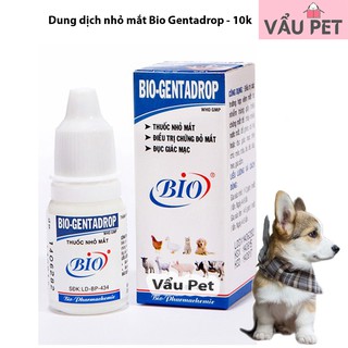 Dung dịch mắt Bio Gentadrop cho chó mèo