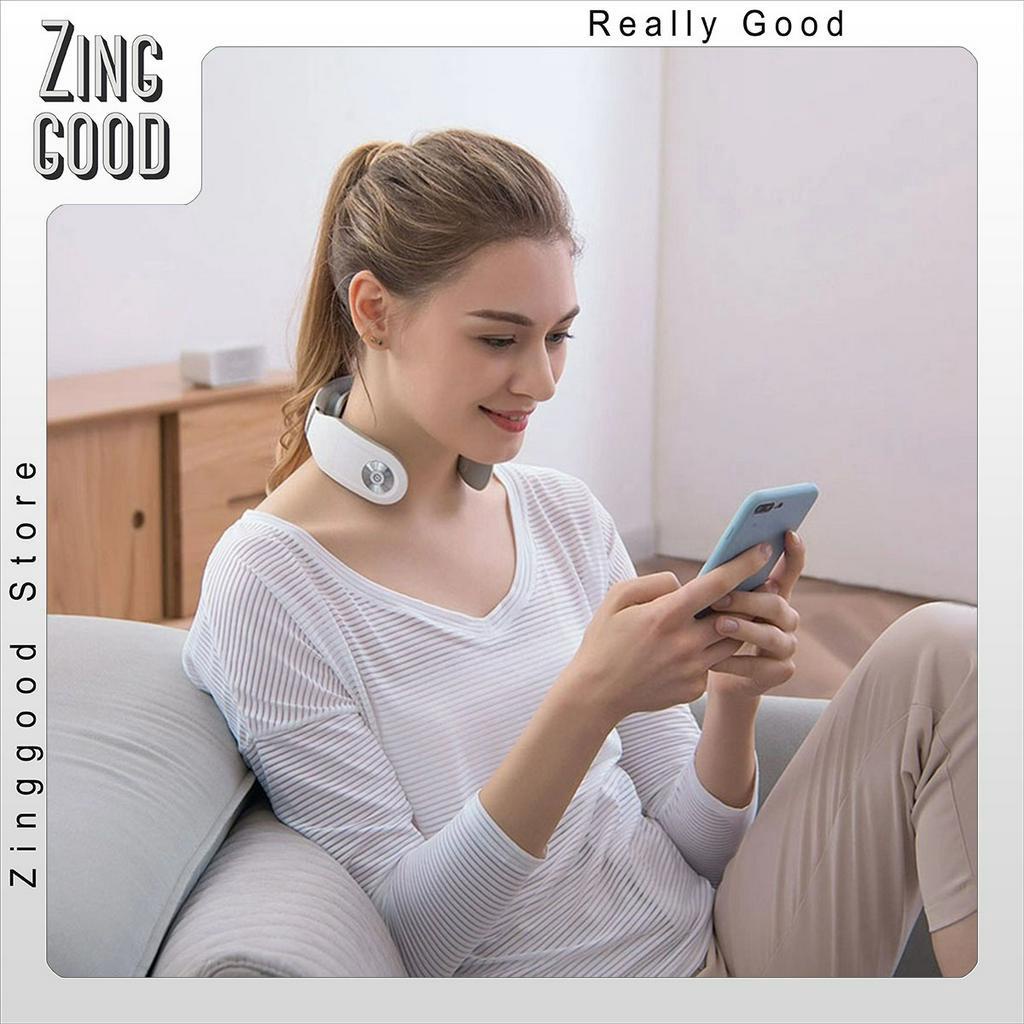 Máy massage cổ 4098E SKG chườm nóng giảm đau nhức vai gáy Zinggood