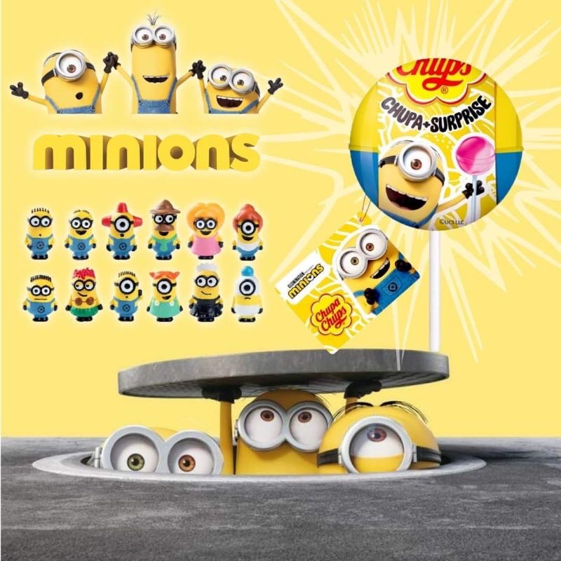 Hộp kẹo CHUPA CHUPS MINIONS 16 CÁI
