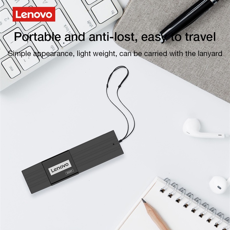 Đầu Đọc Thẻ Nhớ 2 Trong 1 USB 3.0 Cho Lenovo D221 / D231