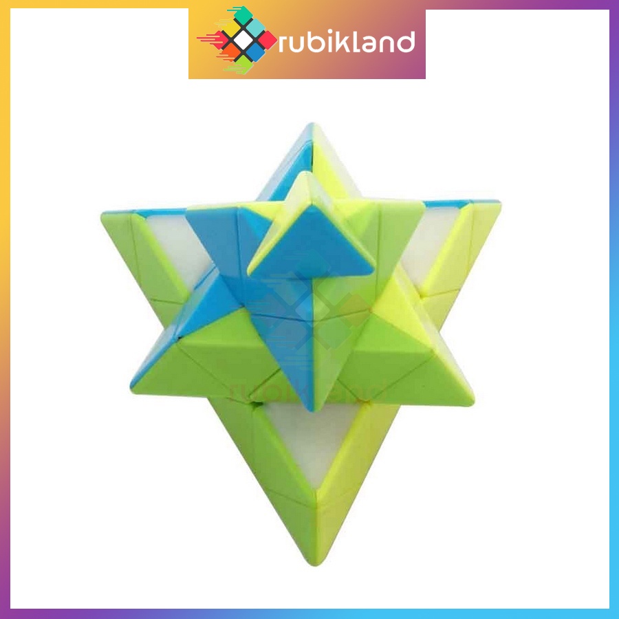 Rubik Biến Thể Fanxin Master Pyraminx 4x4 Pyramind 4 Tầng Rubic Tam Giác Đồ Chơi Trí Tuệ Trẻ Em