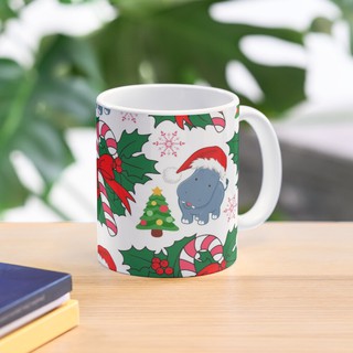 Cốc sứ uống trà cà phê in hình giáng sinh vui vẻ - quà tặng Noel