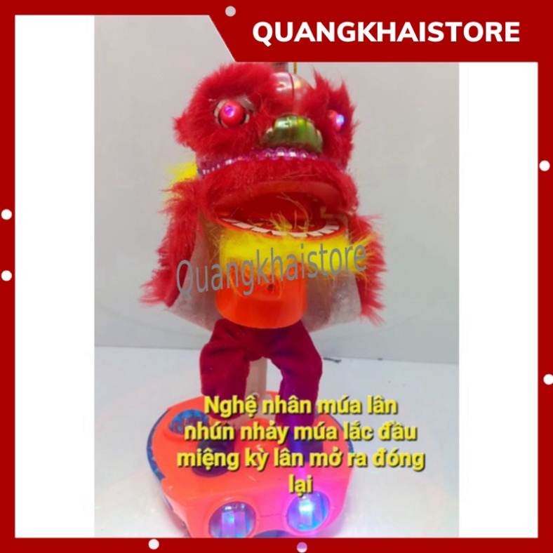 Đèn lồng trung thu,lồng đèn trung thu múa lân nhạc Việt đồ chơi trẻ em phát sáng Tặng pin 3A