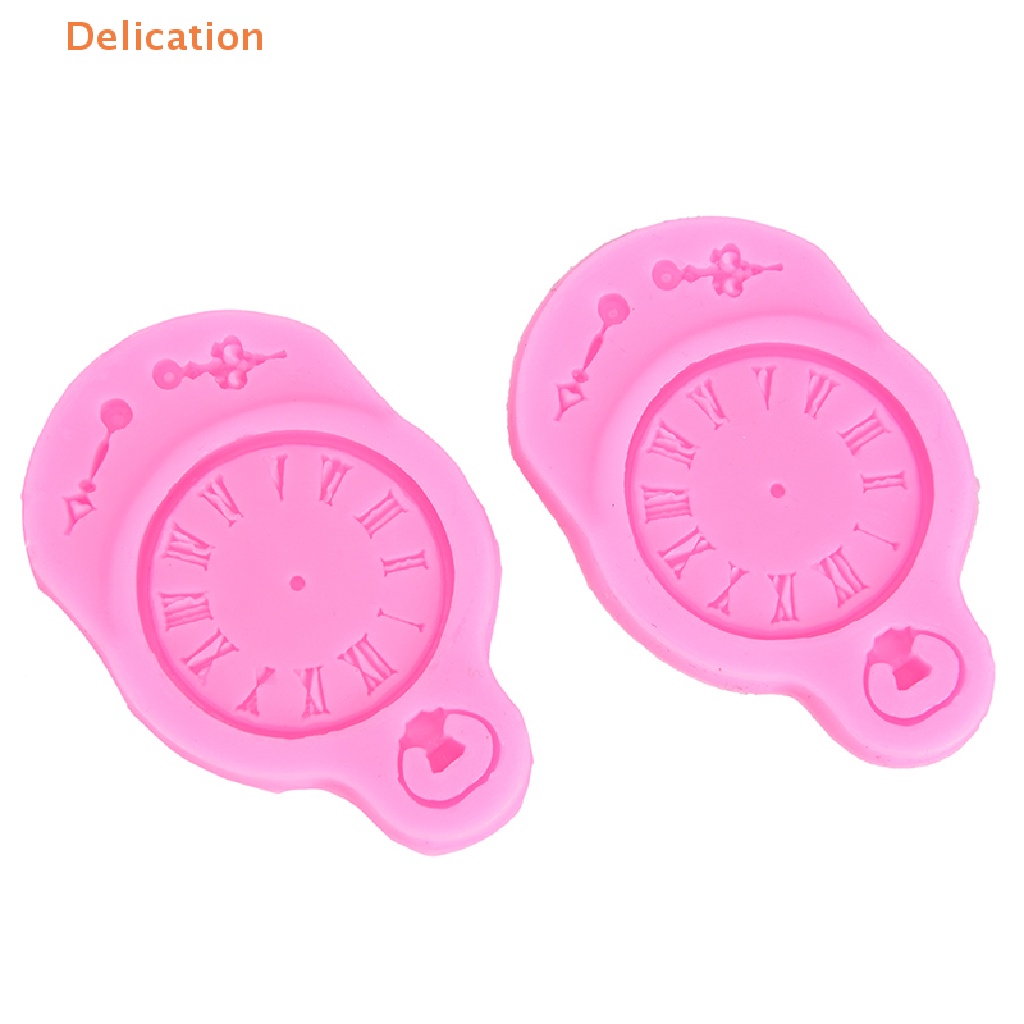 1 Khuôn Silicone Làm Bánh Hình Đồng Hồ