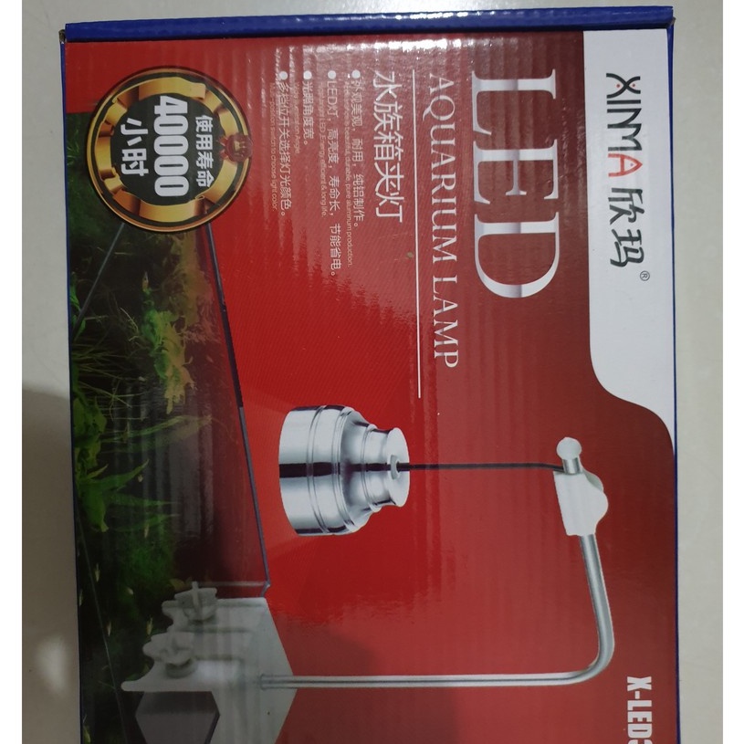 Led Kẹp Xima 3W Ánh Sáng Trắng/ WRB - Led Dĩa Cho Bể Thuỷ Sinh, Bể Bán Cạn