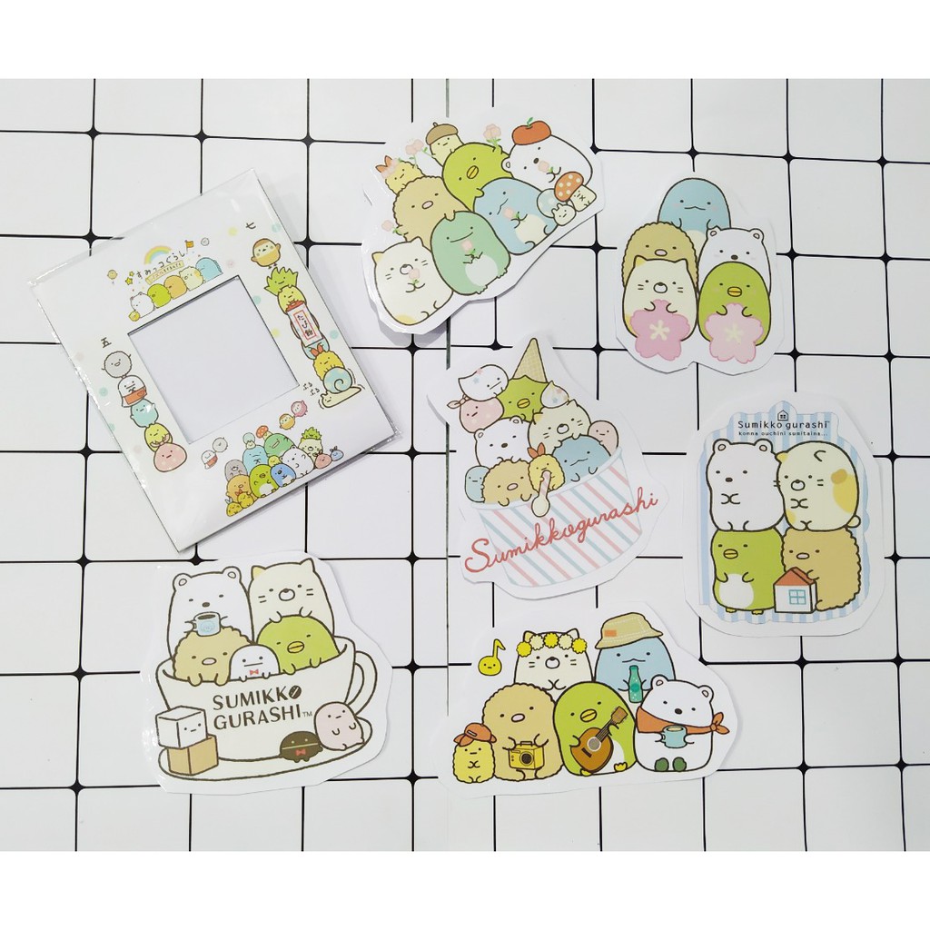 sticker sumikko cắt rời size to SCI9 có bao giấy cute dễ thương bullet journal