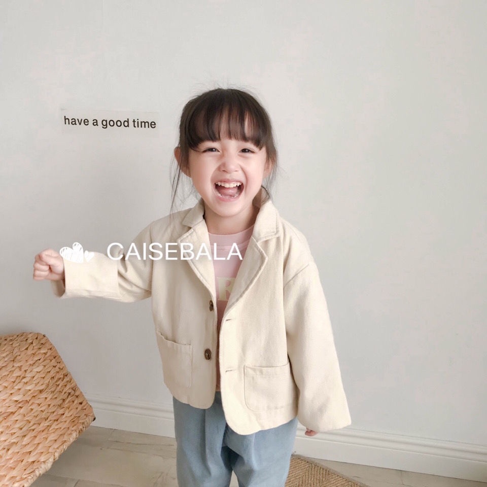 Áo khoác thời trang xuân thu phong cách Hàn Quốc 2020 cho bé gái