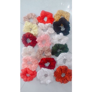 Scrunchies thun cột tóc ren dễ thương