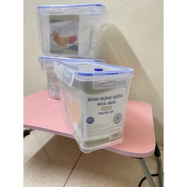 Bình đựng nước có vòi 5L, bình đựng nước hoa quả Song Long (3048) chính hãng [Ảnh Thật]