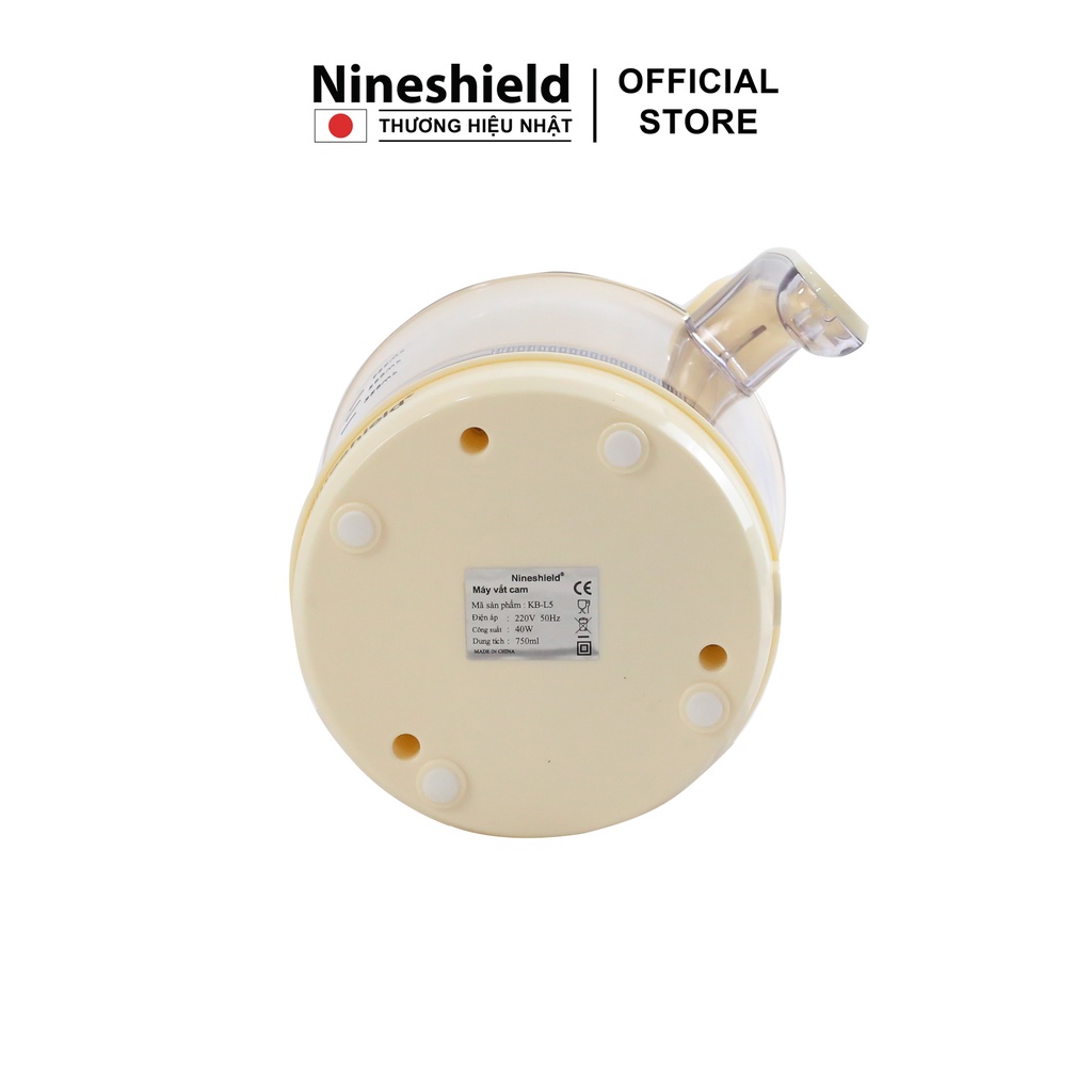 Máy vắt cam Nineshield KB L5 - Máy ép trái cây nhỏ gọn tiện dụng - Chất liệu nhựa cao cấp - Hàng chính hãng