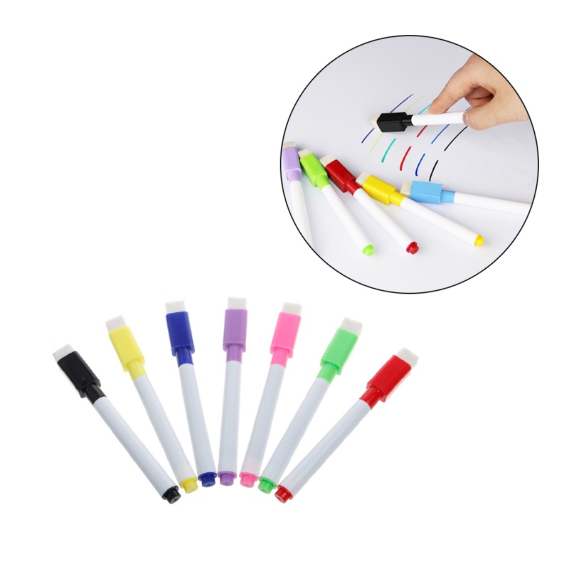 Bộ 5 Bút Lông Viết Bảng Trắng Đen Có Thể Xóa Được