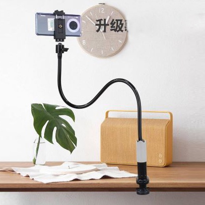 Giá kẹp điện thoại cạnh bàn livestream - chụp sản phẩm