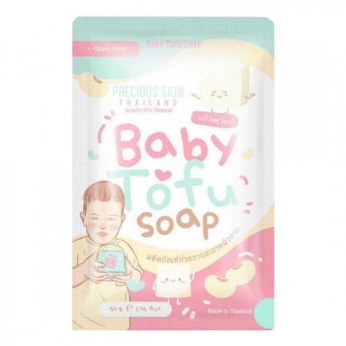 Soap Xà Phòng Đậu Hủ Baby Tofu Trắng Sáng Đều Màu Da Sạch Bụi Bẩn Mờ Vết Thâm Sạm 60g – Khongcoson