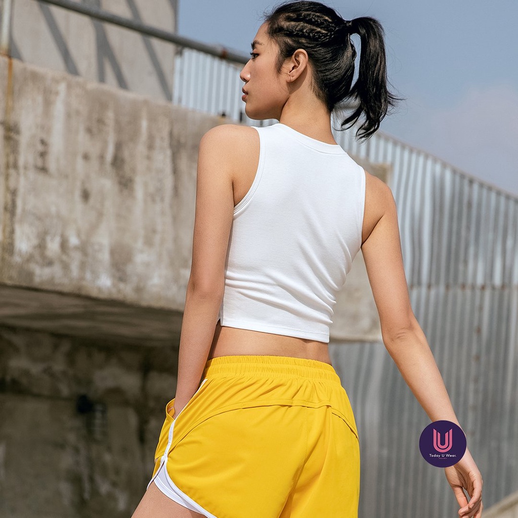 Áo tập thể thao gym yoga Mixi Top ba lỗ trơn Today U Wear